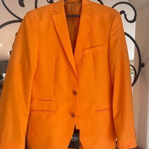 Men's blazer size 42 NWT, orange